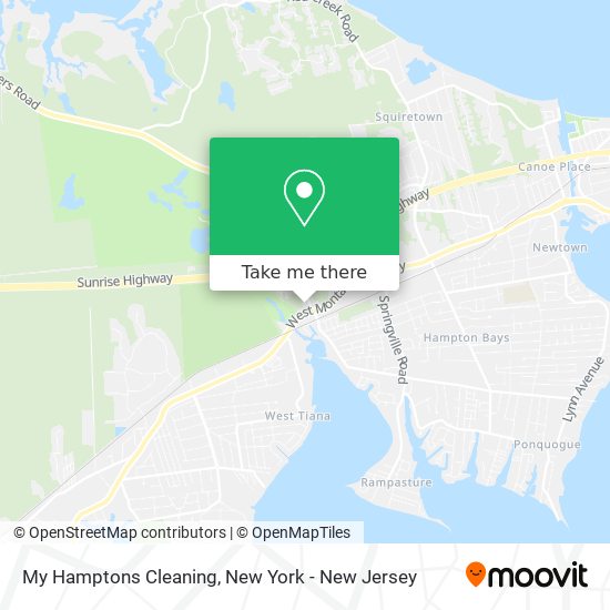 My Hamptons Cleaning map