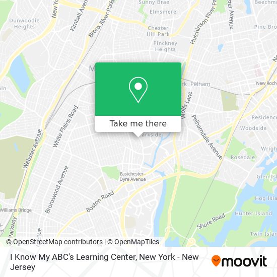 I Know My ABC's Learning Center map