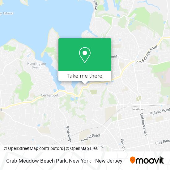 Mapa de Crab Meadow Beach Park