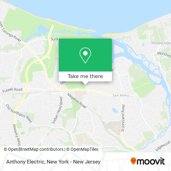 Anthony Electric map