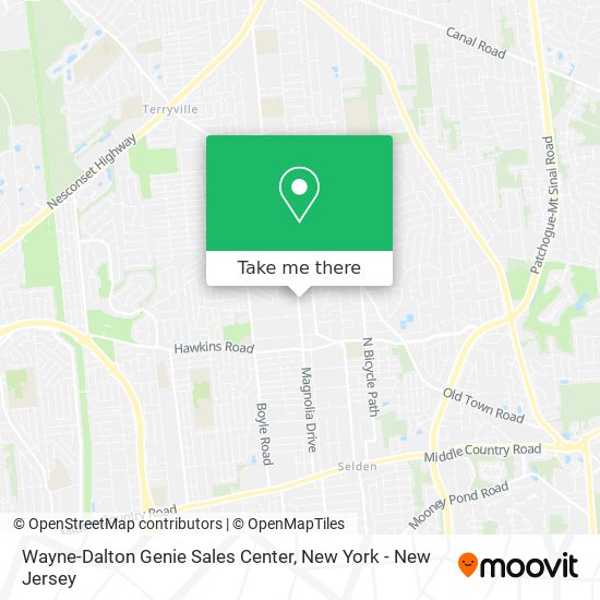 Wayne-Dalton Genie Sales Center map