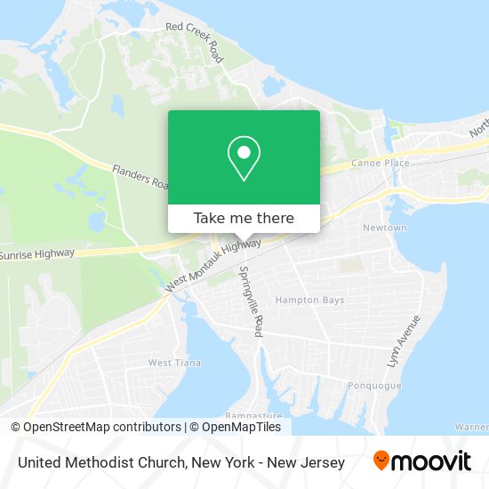 United Methodist Church map