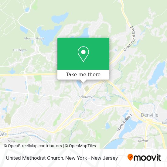 United Methodist Church map