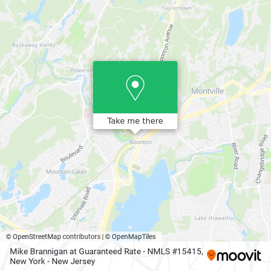 Mapa de Mike Brannigan at Guaranteed Rate - NMLS #15415