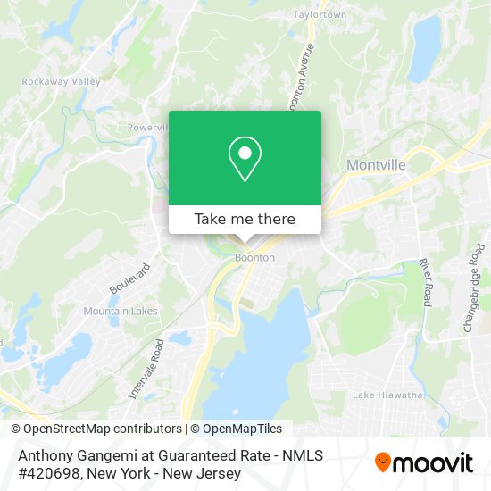 Mapa de Anthony Gangemi at Guaranteed Rate - NMLS #420698