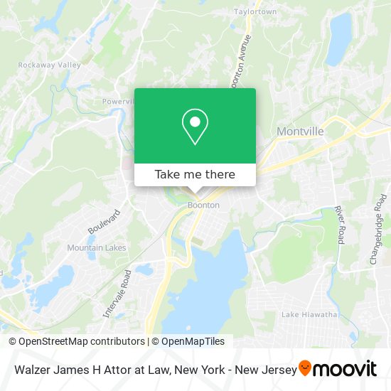 Walzer James H Attor at Law map