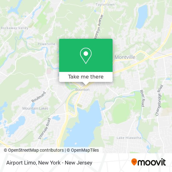 Airport Limo map