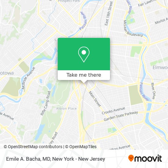 Emile A. Bacha, MD map