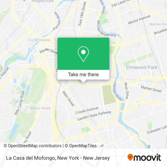 La Casa del Mofongo map