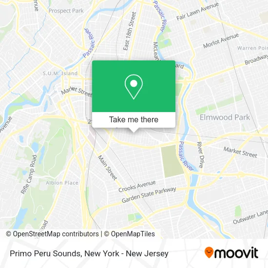 Primo Peru Sounds map