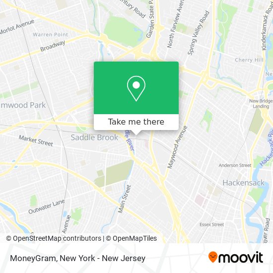 MoneyGram map