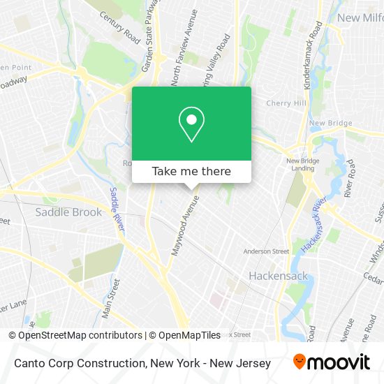 Canto Corp Construction map