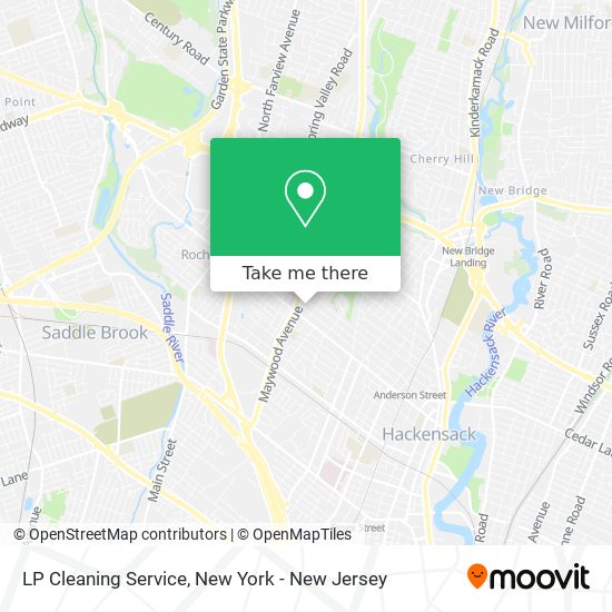 LP Cleaning Service map