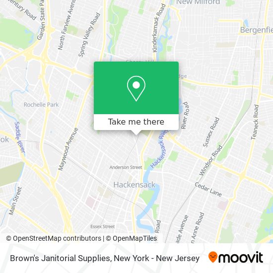 Mapa de Brown's Janitorial Supplies