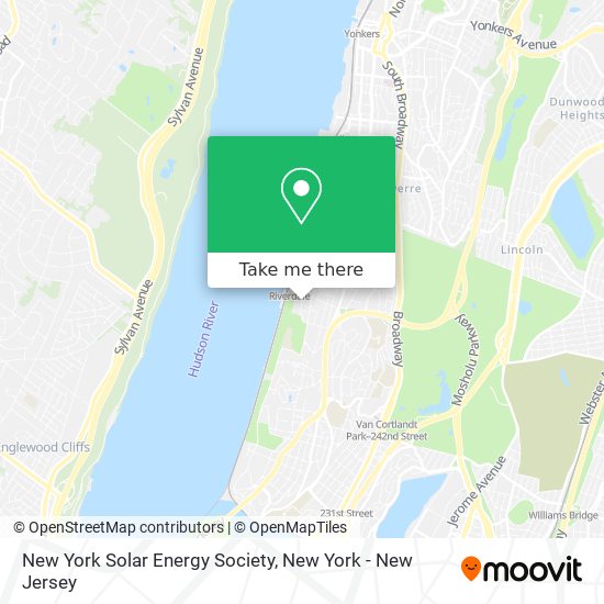 Mapa de New York Solar Energy Society