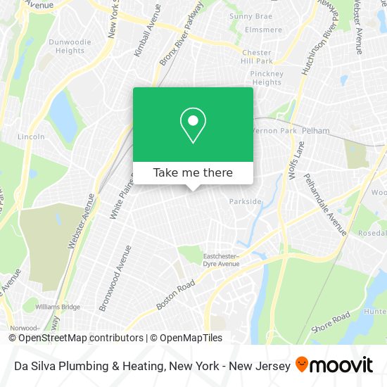 Da Silva Plumbing & Heating map