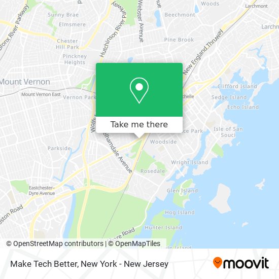 Make Tech Better map