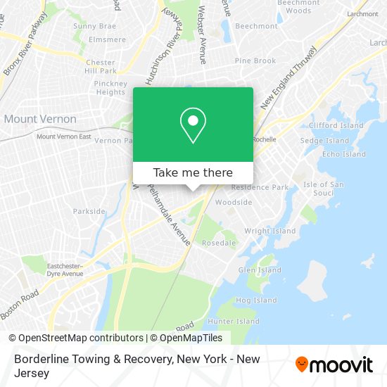 Mapa de Borderline Towing & Recovery