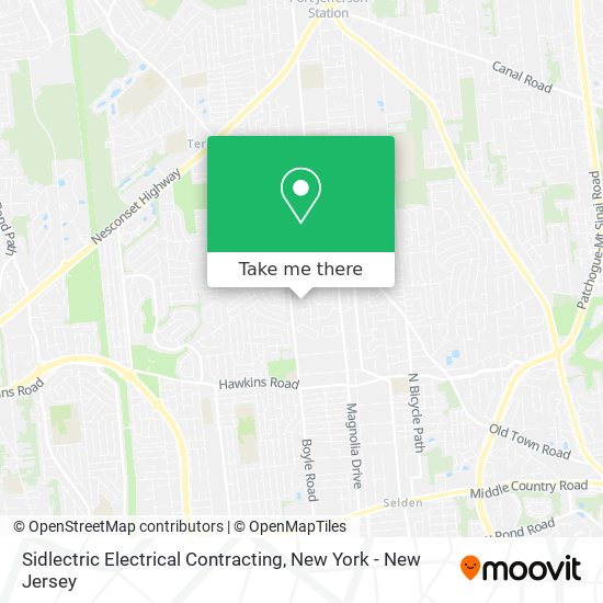 Sidlectric Electrical Contracting map