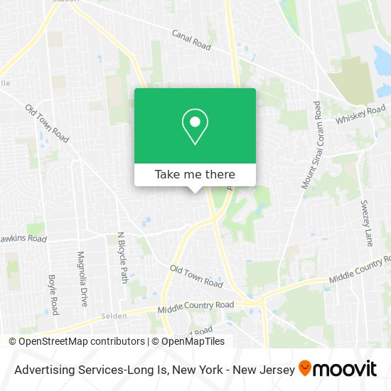 Advertising Services-Long Is map