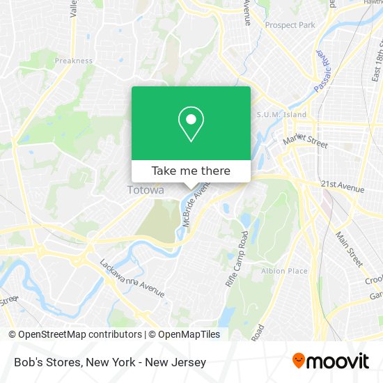 Mapa de Bob's Stores