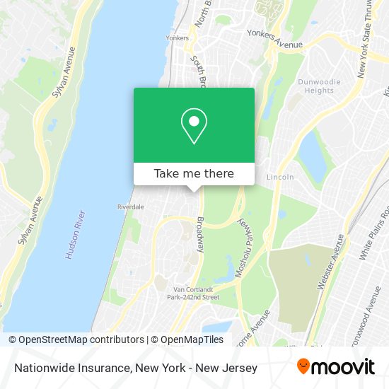 Nationwide Insurance map