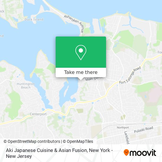 Aki Japanese Cuisine & Asian Fusion map