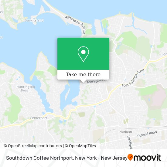 Southdown Coffee Northport map