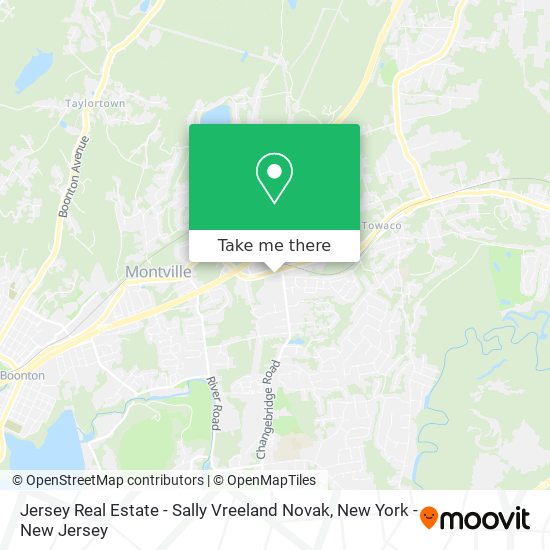 Mapa de Jersey Real Estate - Sally Vreeland Novak
