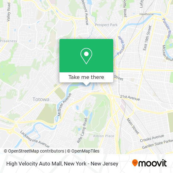 High Velocity Auto Mall map