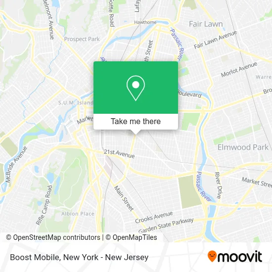 Boost Mobile map