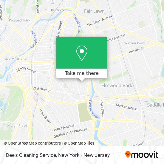 Mapa de Dee's Cleaning Service