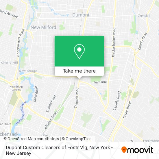 Dupont Custom Cleaners of Fostr Vlg map