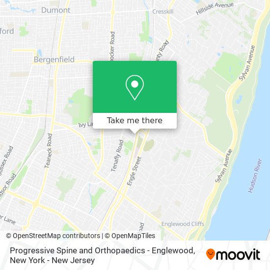 Mapa de Progressive Spine and Orthopaedics - Englewood