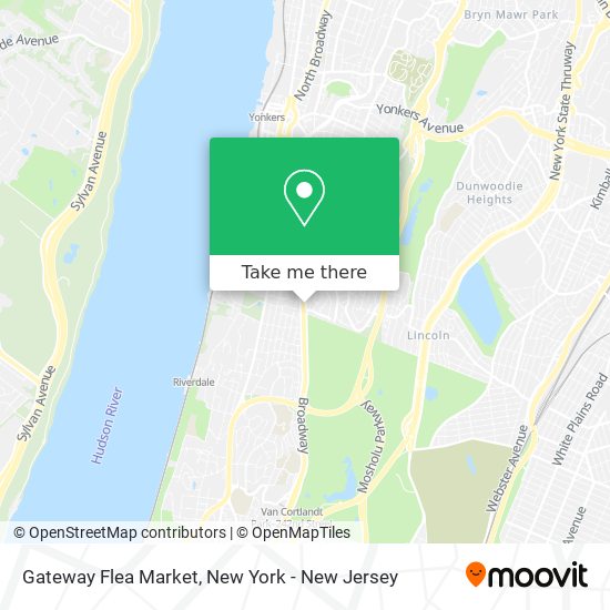 Mapa de Gateway Flea Market