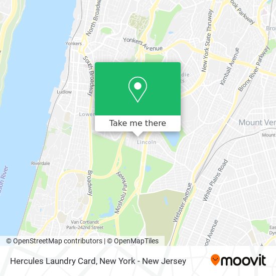 Mapa de Hercules Laundry Card