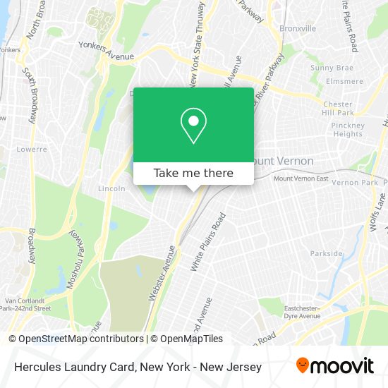 Hercules Laundry Card map