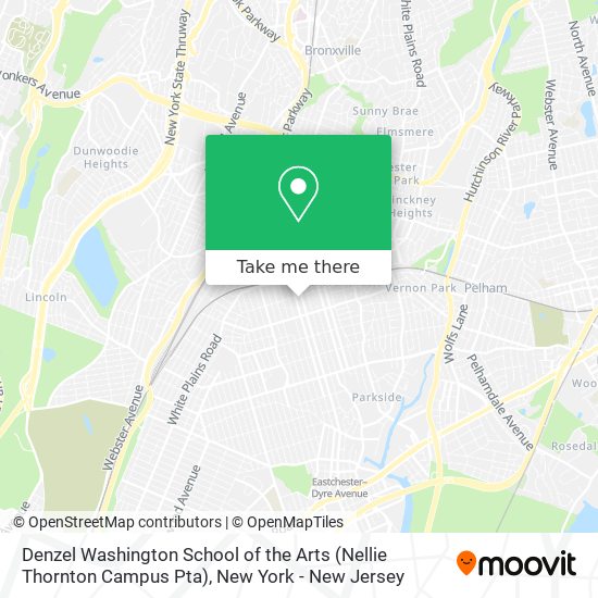 Mapa de Denzel Washington School of the Arts (Nellie Thornton Campus Pta)