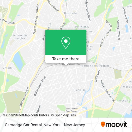 Mapa de Carsedge Car Rental