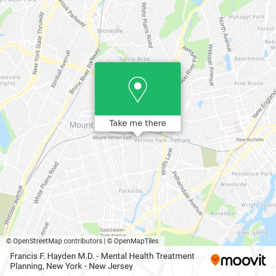 Francis F. Hayden M.D. - Mental Health Treatment Planning map