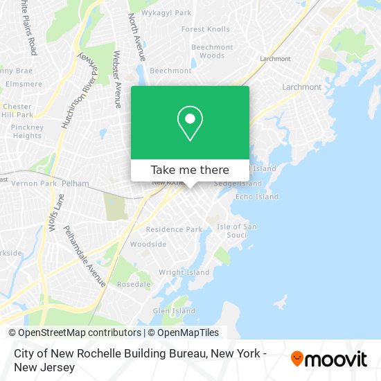 City of New Rochelle Building Bureau map