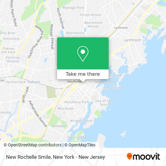 New Rochelle Smile map