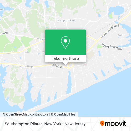 Southampton Pilates map