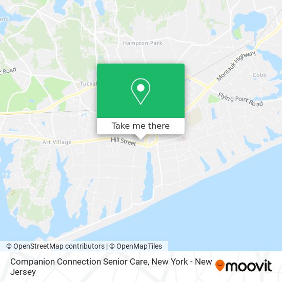 Companion Connection Senior Care map