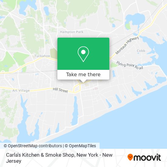 Mapa de Carla's Kitchen & Smoke Shop