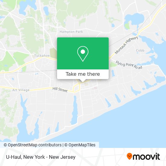 U-Haul map