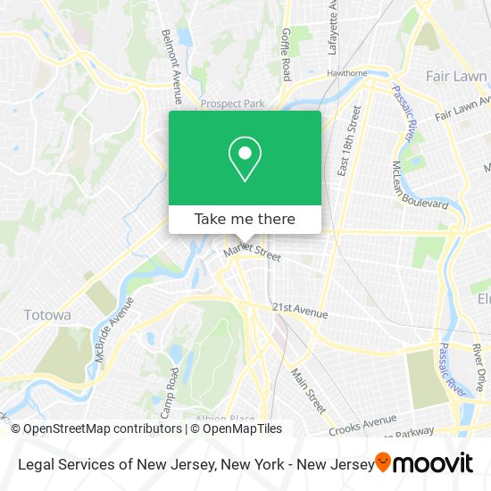 Legal Services of New Jersey map