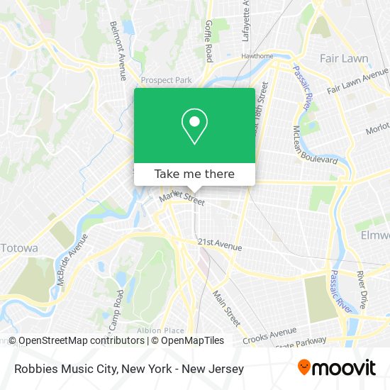 Robbies Music City map