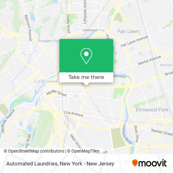 Automated Laundries map