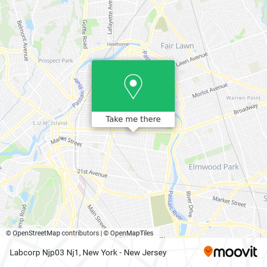 Labcorp Njp03 Nj1 map